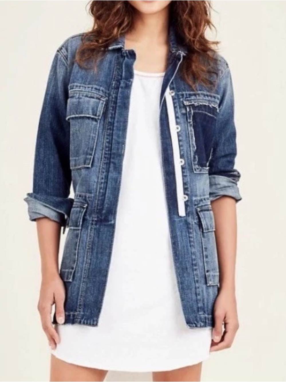 True Religion Military style women’s jacket size small